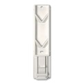 Cleaning & Janitorial Supplies | Diversified Hospitality Solutions AIR01BR2 EcoLux 1.19 in. x 0.44 in. x 5.69 in. Single Air Dispenser Bracket - White (24/Carton) image number 0