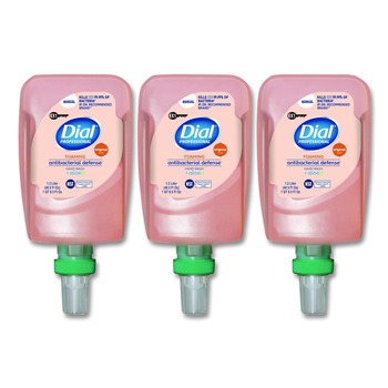 Dial Professional 1.2 L Antibacterial Defense Foaming Hand Wash Refill for FIT X1 Manual Dispenser - Original Scent (3/Carton)