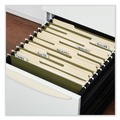 Office Jansan | Universal UNV14141 1/5-Cut Tab Box Bottom Hanging File Folders - Letter Size, Standard Green (25/Box) image number 4