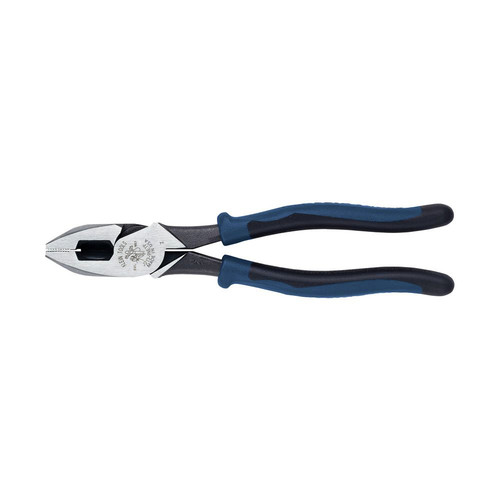 Pliers | Klein Tools J213-9NETP Side Cutting Pliers Fish Tape Pulling - Dark Blue/Black image number 0