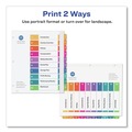 Office Jansan | Avery 11165 Ready Index 11 in. x 9.25 in. 10-Tab 1 to 10 Extra Wide Tabs Customizable TOC Dividers - Multicolor Tabs/White (1-Set) image number 4