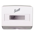 Paper & Dispensers | Scott KCC 09214 Scottfold 10.75 in. x 4.75 in. x 9 in. Folded Towel Dispenser - White (1/Carton) image number 1