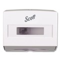 Paper & Dispensers | Scott 09214 Scottfold 10.75 in. x 4.75 in. x 9 in. Folded Towel Dispenser - White (1/Carton) image number 1