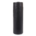 Trash Bags | Inteplast Group S334016K 33 gal. 16 microns 33 in. x 40 in. High-Density Interleaved Commercial Can Liners - Black (25 Bags/Roll, 10 Rolls/Carton) image number 2