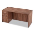  | Alera VA216630WA Valencia Series 65 in. x 29.5 in. x 29.63 in. Straight Front Desk Shell - Modern Walnut image number 4