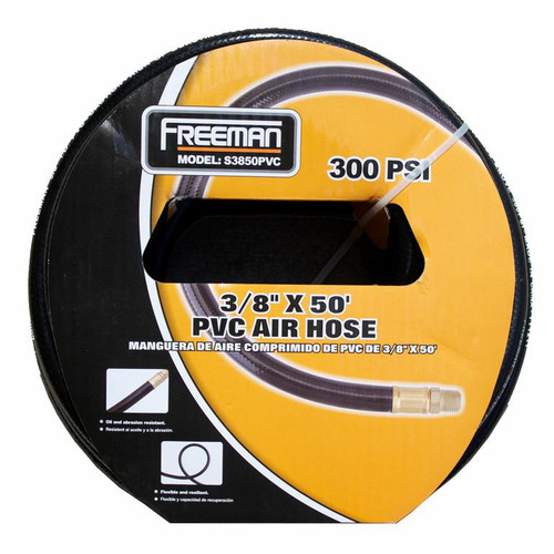 Air Hoses and Reels | Freeman S3850PVC 50 ft. x 3/8 in. PVC Air Hose image number 0