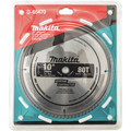 Miter Saw Blades | Makita D-65470 10 in. 80 Tooth Fine Crosscutting Micro‑Polished Miter Saw Blade image number 1