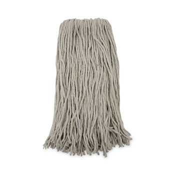 Boardwalk 20 oz. Premium Cut-End Cotton Wet Mop Heads - White (12/Carton)