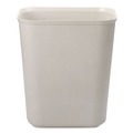 Trash & Waste Bins | Rubbermaid Commercial FG254300GRAY 7 gal. Fiberglass Wastebasket - Gray image number 1