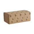 New Year New Savings! Save $25 off $150 | Boardwalk B6210 9 in. x 9-9/20 in. Singlefold Paper Towels - Natural (16/Carton) image number 1