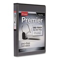 Office Jansan | Cardinal 10301 11 in. x 8.5 in. ClearVue 3-Ring 1 in. Capacity Easy Open Slant-D Ring Binder - Black image number 0