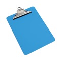 Office Jansan | Universal UNV40307 1.25 in. Clip Capacity 8.5 in. x 11 in. Plastic Clipboard with High Capacity Clip - Translucent Blue image number 2
