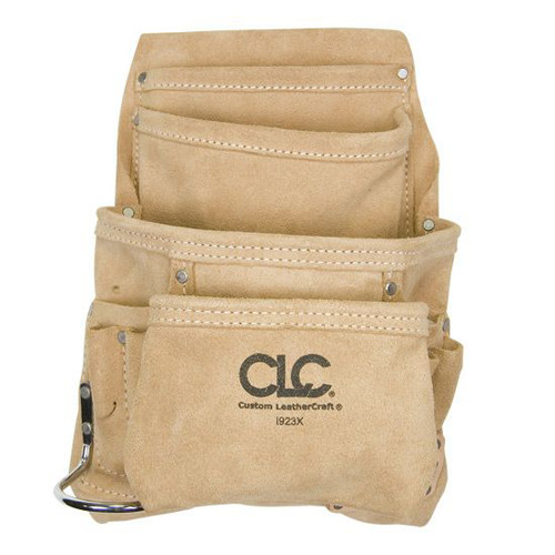 Tool Belts | CLC I923X Custom LeatherCraft Suede Carpenter's Nail and Tool Bag (10 Pocket) image number 0