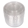 Food Service | Boardwalk BWKPRTLID4 Lids for 3.25 oz. to 5.5 oz. Souffle/Portion Cups - Clear (2500/Carton) image number 3