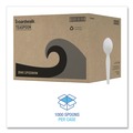 Cutlery | Boardwalk BWKSPOONHW Heavyweight Polystyrene Teaspoon Cutlery - White (1000/Carton) image number 3