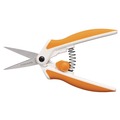 Office & Office Supplies | Fiskars 1069767 6.1 in. Long 1.75 in. Cut Length Micro-Tip Easy Action Scissors - Orange/White Handle image number 1