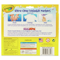 Office Jansan | Crayola 587812 Broad Bullet Tip Ultra-Clean Washable Markers - Assorted Colors (12/Set) image number 4