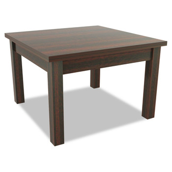 Alera Valencia Series 23.63 in. x 20 in. x 20.38 in. Rectangle Occasional Table - Mahogany