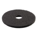 Cleaning & Janitorial Accessories | Boardwalk BWK4021BLA 21 in. Diameter Stripping Floor Pads - Black (5/Carton) image number 1