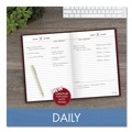 Office Jansan | AT-A-GLANCE SD389-13 2025 Edition 201 Sheets 8.25 in. x 5.75 in. Medium/College Rule Standard Diary Daily Reminder Book - Red Cover image number 5