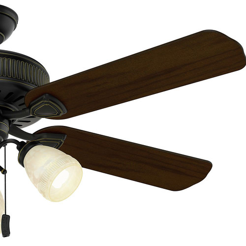 Casablanca 54007 54 In Ainsworth Gallery 3 Light Basque Black Ceiling Fan With Cpo S Light Basque Black Ceiling Fan, Casablanca Ainsworth Gallery Ceiling Fan