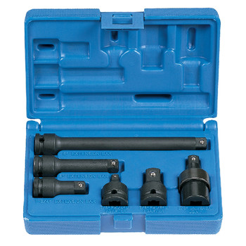 Grey Pneumatic 1100 6-Piece 3/8 in. Dr. Impact Adapter & Extension Set