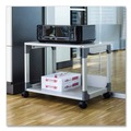 Utility Carts | Durable 371010 System 48 23.6 in. x 18.7 in. x 17 in. 2 Shelves Metal Multi-Function Trolley - Gray image number 3