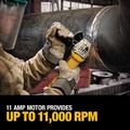 Angle Grinders | Factory Reconditioned Dewalt DWE402WR 11 Amp 4-1/2 in. Corded Small Angle Grinder with Wheel image number 3