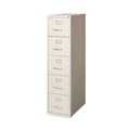 Office Filing Cabinets & Shelves | Alera 26132 15 in. x 26.5 in. x 61.37 in. Letter-Size 5-Drawer Economy Vertical File - Putty image number 0