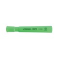 Office Jansan | Universal UNV08862 Chisel Tip Fluorescent Green Ink Green Barrel Desk Highlighters (1 Dozen) image number 1
