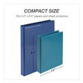 Binders & Binding Supplies | Samsill MP28609 8.5 in. x 5.5 in. 1 in. Capacity 3 Rings Economy Round Ring View Binder - Assorted (6/Carton) image number 2