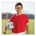 Toys | Champion Sports SRB3 Rubber Sports Ball for Soccer - No. 3 Size, White/Black image number 2