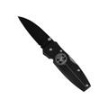 Knives | Klein Tools 44000-BLK 2-1/4 in. Lightweight Drop-Point Blade Knife - Black image number 1