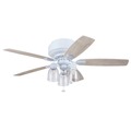 Ceiling Fans | Prominence Home 51671-45 52 in. Magonia Farmhouse Style Flush Mount LED Ceiling Fan with Light - Bright White image number 1