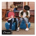 Office Chairs | Champion Sports KDCH 12.5 in. Seat Height Kid's Ball Chair Supports Up to 264 lbs. - Blue Seat, Silver Base image number 6
