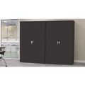Office Filing Cabinets & Shelves | Tennsco J2478SUC-BLK 48 in. x 24 in. x 78 in. Jumbo Combination Steel Storage Cabinet - Black image number 3