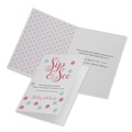 Office Jansan | Avery 03378 5.5 in. x 8.5 in. 65 lbs. Inkjet Half-Fold Greeting Cards with Envelopes - Textured Uncoated White (1 Card/Sheet, 30 Sheets/Box) image number 2