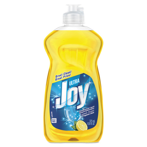 Dish Soaps | Joy 00614 Lemon Scent 12.6 oz. Bottle Dishwashing Liquid (25-Piece/Carton) image number 0