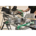 Miter Saws | Hitachi C12RSH 12 in. Sliding Dual Compound Miter Saw with Laser Marker image number 6