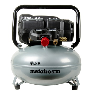 Metabo HPT EC914SM THE TANK 1.3 HP 6 Gallon High Capacity Pancake Air Compressor