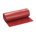 Trash Bags | Inteplast Group WSL4046R Low-Density 45 Gallon 40 in. x 46 in. Commercial Can Liners - Red (100/Carton) image number 2