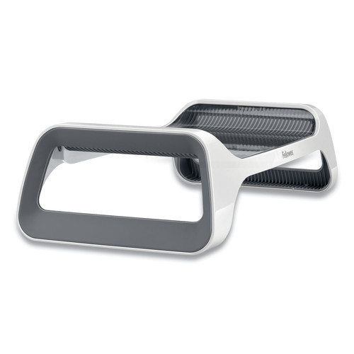 Office Furniture & Lighting | Fellowes Mfg Co. 9311101 I-Spire Series 20 in. x 8.88 in. x 4.88 in. Monitor Lift Supports 25 lbs. - White/Gray image number 0