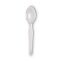 Cutlery | Dixie TH017 6 in. Heavyweight Plastic Cutlery Teaspoon - Crystal Clear (1000/Carton) image number 0