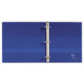 Office Jansan | Avery 17014 1 in. Capacity 11 x 8.5 Durable View Binder with DuraHinge and 3 Slant Rings - Blue image number 2