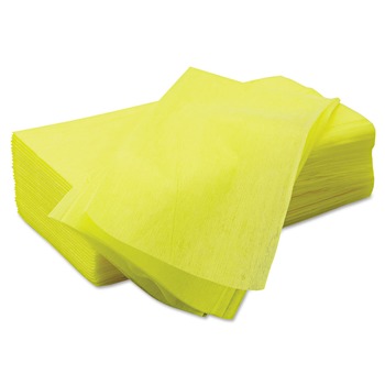 Chix 24 in. x 24 in. 1-Ply Masslinn Dust Cloths - Yellow (150/Carton)