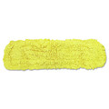 Mops | Rubbermaid FGJ15503YL00 5 in. x 36 in. Looped-end Launderable, Trapper Commercial Dust Mop - Yellow image number 1