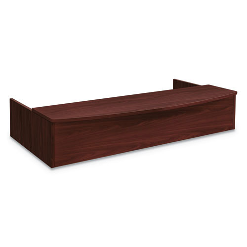  | HON HLMRECP.N Foundation 72 in. x 36 in. x 14.25 in. Reception Station with Bow Front - Mahogany image number 0