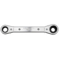 Wrenches | Klein Tools KT223X4 4-in-1 Lineman's Ratcheting Box Wrench image number 3