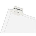 Office Jansan | Avery 01341 25-Tab '276 - 300-ft Label 11 in. x 8.5 in. Preprinted Legal Exhibit Side Tab Index Divider Set - White (1-Set) image number 5