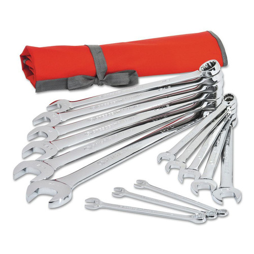 Combination Wrenches | Crescent CCWS4 14-Piece 12 Point SAE Combination Wrench Set image number 0